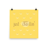 Just Chai-llin' (text) - Matte Print