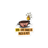 Diya love Diwali - Sticker